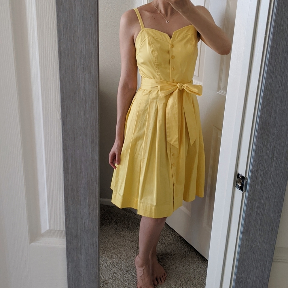 GAL MEETS GLAM Yellow Francesca Dress 00